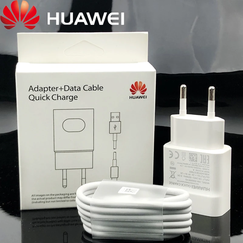 Оригинальное быстрое зарядное устройство Huawei P20 lite QC 2 0 ЕС адаптер быстрой