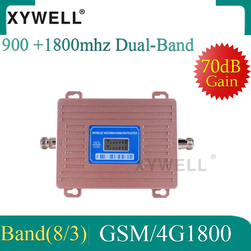Усилитель gsm 1800 900 DCS LTE 2g 4g GSM Мобильный усилитель сигнала 2G 3G 4G двухдиапазонный
