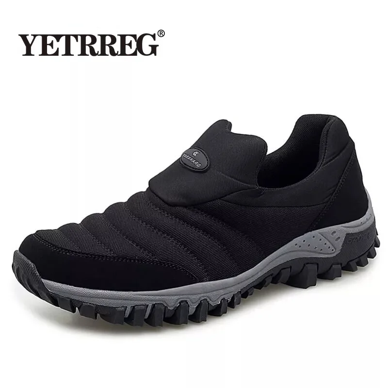 2020 New Spring Autumn Loafers Couples Outdoor Sneakers Comfortable Casual Shoes Slip On Rubber Male Walking Men's | Обувь