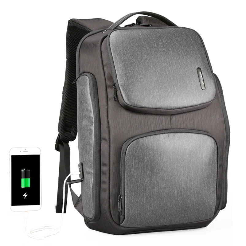 

New Second Generation Solar Computer Backpack Fashion USB Flashing Backpack Outdoor Travel Double Backpack