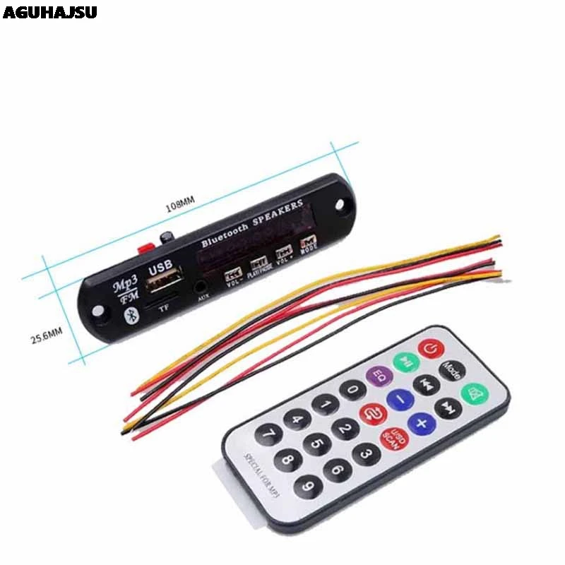 DC 5 в блок питания Micro USB Bluetooth руки ЖК экран MP3 плеер комплект FLAC WMA WAV декодер аудио