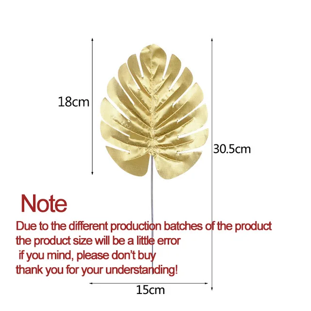 10-20 Pcs Artificial Plants Tropical Monstera Palm Leaves Simulation Leaf For Hawaiian Theme Party Decor Home Garden Fake Leaves zy446