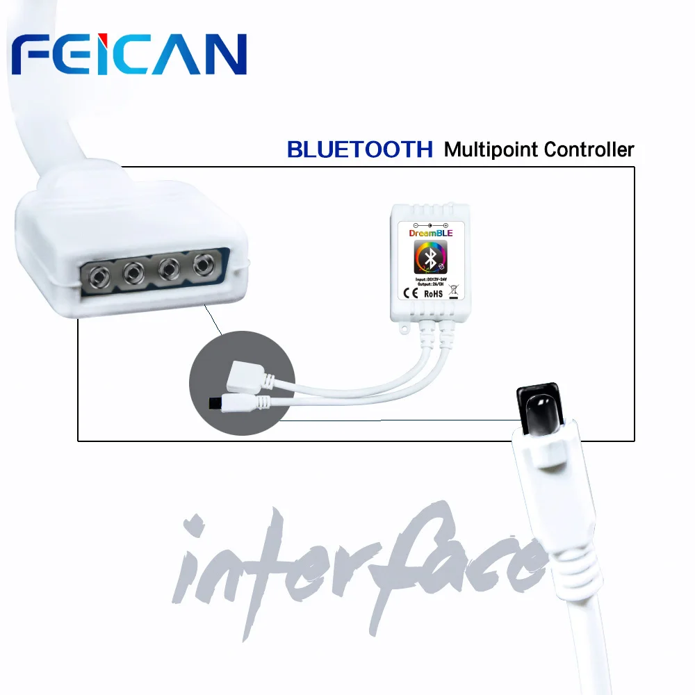 Светодиодный RGB контроллер Bluetooth и ИК пульт дистанционного DC12-24V светодиодный контроллер с помощью приложения Android и IOS для 3528 5050 RGB светодиодный светильник