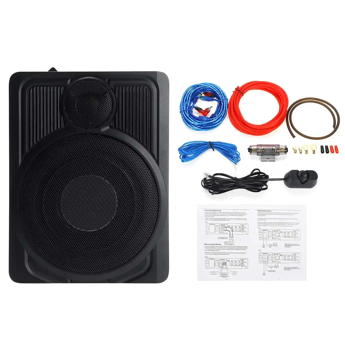 Subwoofer Mobil 800W HIFI Slim Speaker 