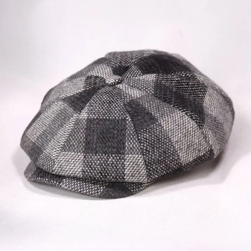 Maylisacc женские модные шапки-береты Англия Винтажный стиль восьмиугольная шляпа осень-зима мужская женская шапка маляр шляпа берет