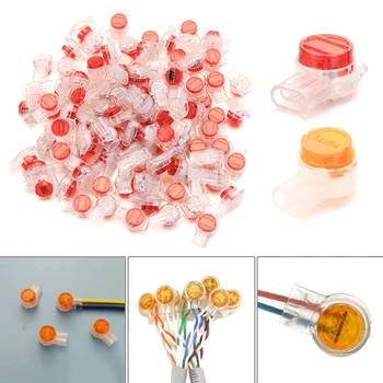 

Universal Crimp Connection K1 K2 K3 Connector Waterproof Telephone Cable Terminals Wiring Ethernet Cable