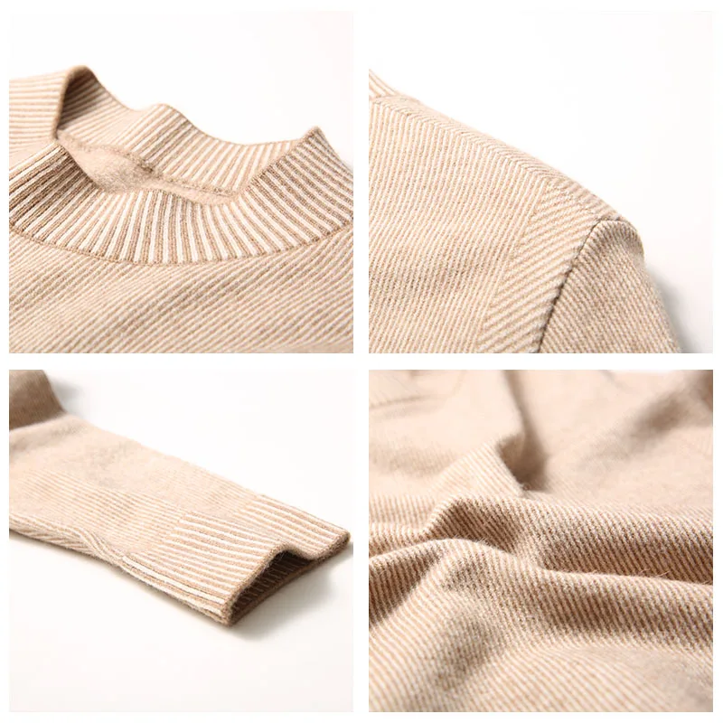 COODRONY Brand Winter Sweater Men Fashion O-Neck Pull Homme Thick Warm Cotton Pullover Men Knitwear Sweaters Jersey Hombre 91129