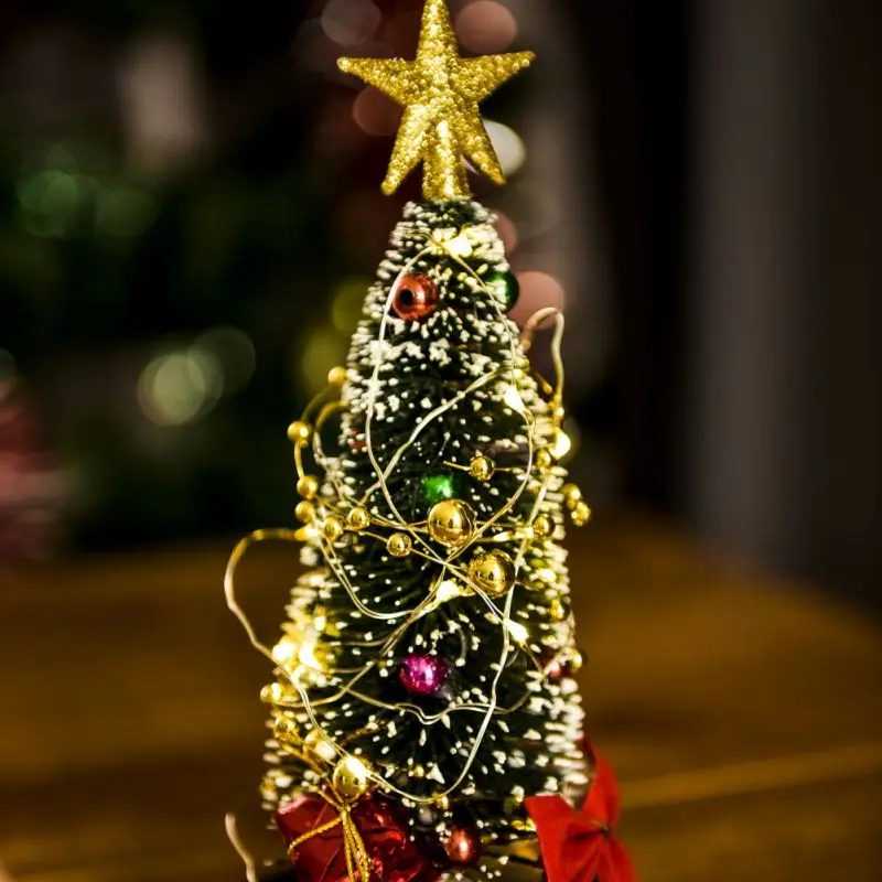 Горячая Рождественская елка дисплей База Светодиодный стеклянный купол Фея струнный светильник домашний декор спальня стол ночной Светильник для рождественского подарка