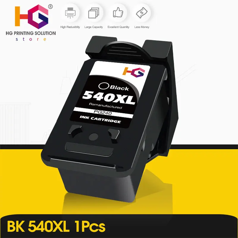 1 Confezione Di Ricambio Blakc Per Canon Pg540 Cl541 Pg 540 Xl Cl 541 Xl Per Stampante Pixma Mg4250 Mx375 Mx435 Mx475 Mx515 Mx525