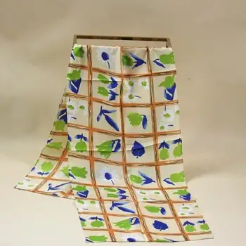 

J001 100% real silk scarf HABOTAI,color:AS PICTURES,35*135cm women