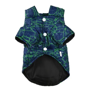 

Pet Dog Jacket Coat Clothes Cold Wheater Cotton Paddeds Coats For Dogs Puppy Cute Thickened Stand-up Collar Down Jacket
