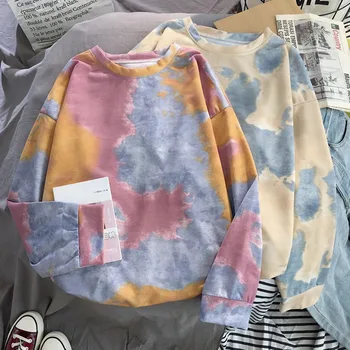 

2020 New Hoodies Women Fashion Warm Long Sleeve Hoodie Cute Print Casual Casual Round Collar Sweatshirt Simple Hoodies