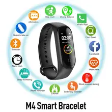 Mais novo m4/m5 inteligente pulseira passo contagem pressão arterial monitor de freqüência cardíaca calorias consumo pedômetro inteligente esportes pulseiras