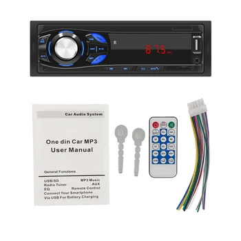 

1 Din Car MP5 player FM Radio with Steering Wheel Controller 1DIN Autoradio Bluetooth USB AUX Remote Control Car Audio