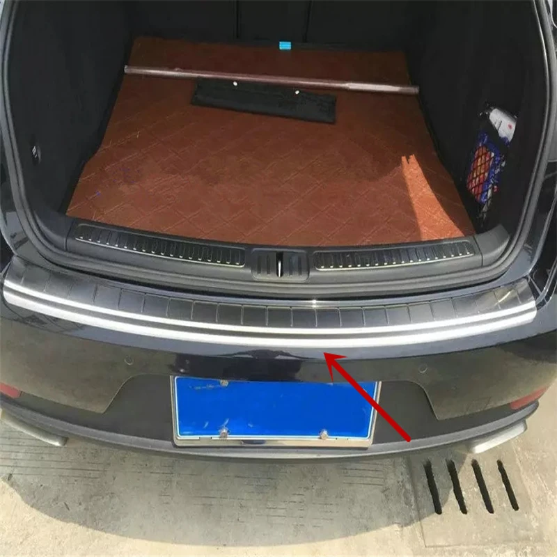 WELKINRY for Porsche Macan 2014 2015 2016 2017 2018 rear tail bumper box gate door sill