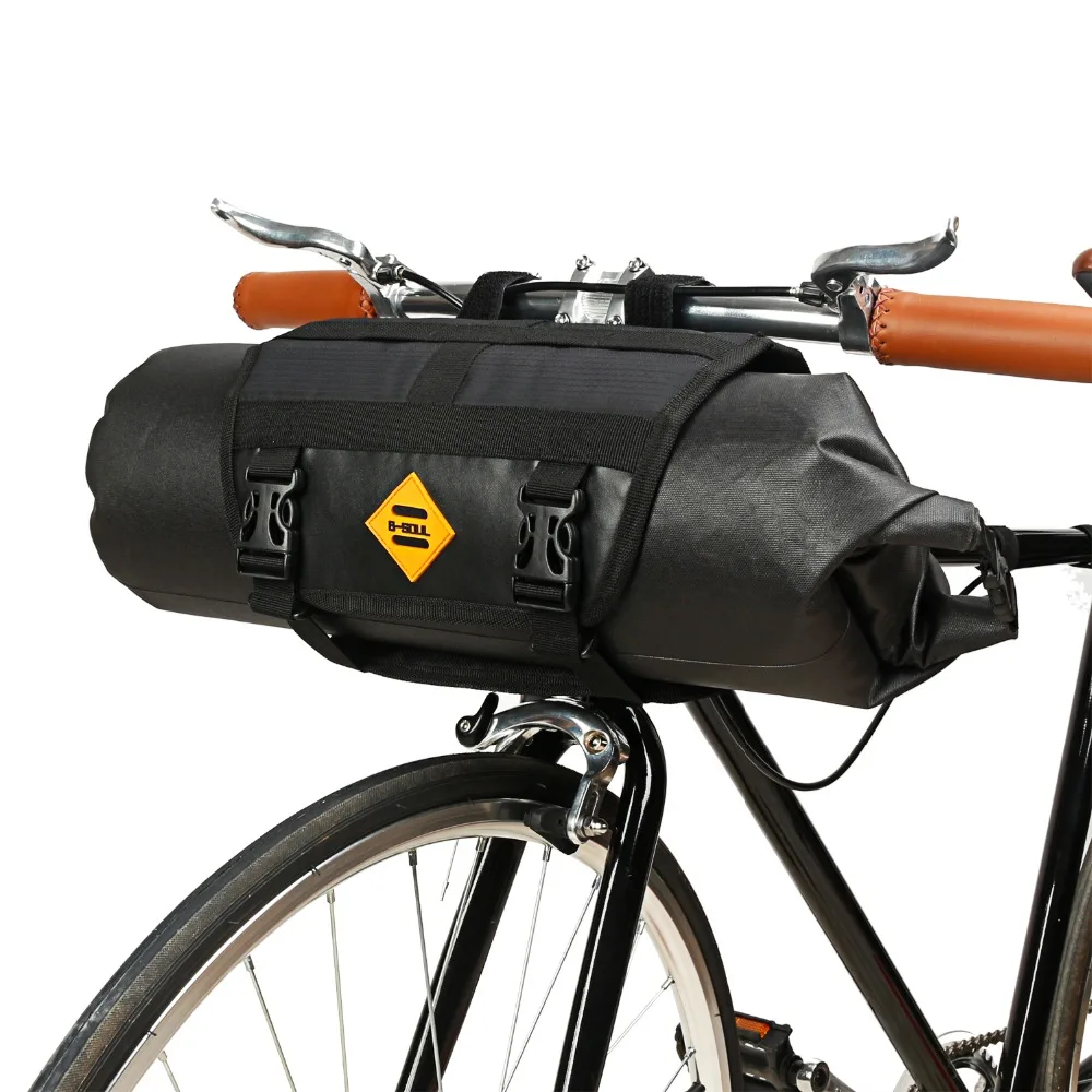 

B-SOUL Bicycle Bags Bike Handlebar Basket for Bicycle Front Tube Packing Cycling Frame Panniers Bag Sacks Waterproof Accessories