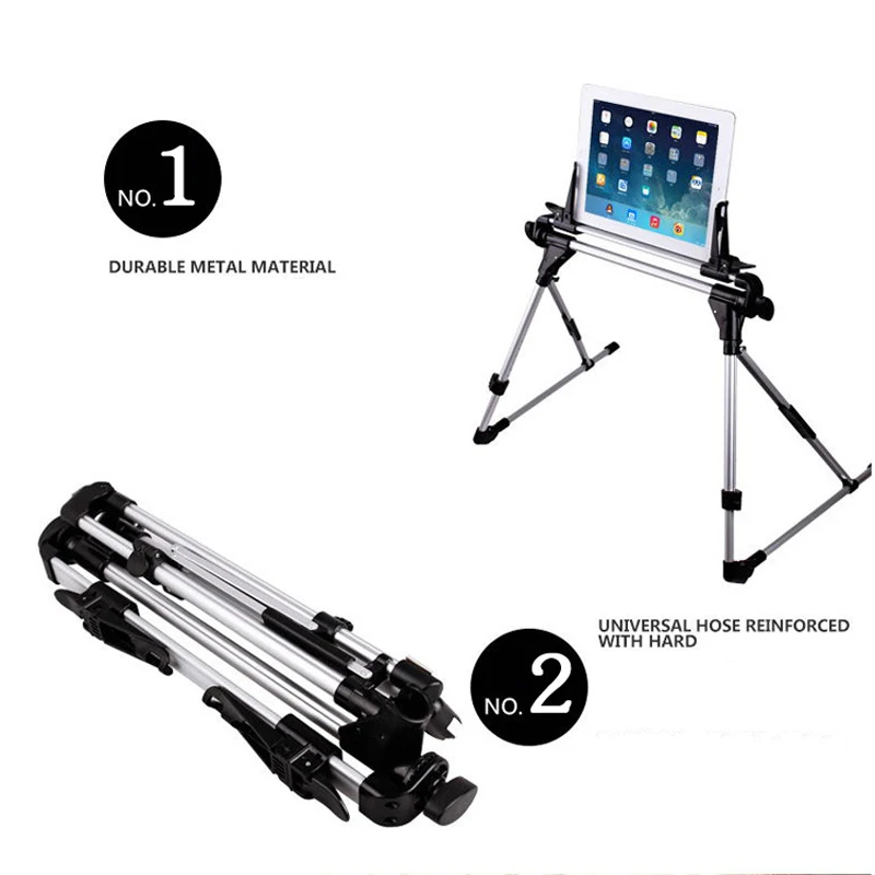 Foldable iPad Stand Holder Tablet Mount Bed for iPad Android & Windows Universal Tablets 5