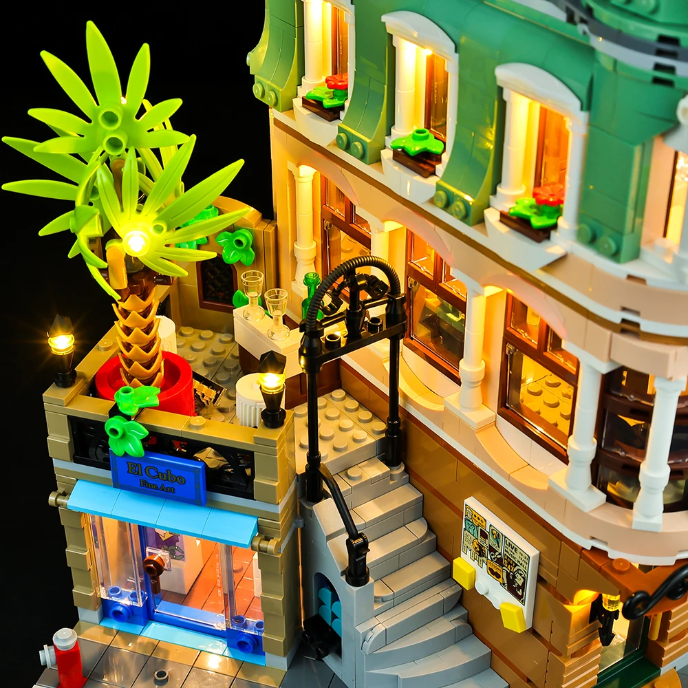 Led Light Kit For LEGO 10297 Boutique Hotel Collectible Building Blocks Model Only Light Kit Included