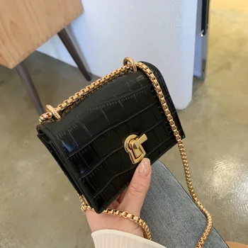 

2020 new texture mini bag female Korean summer stone pattern chain shoulder messenger bag