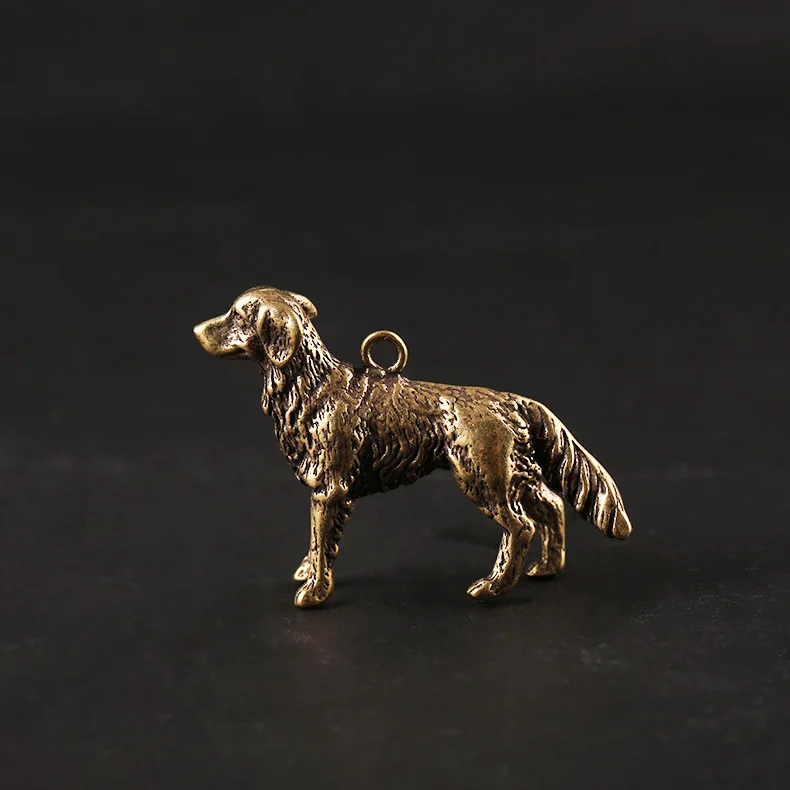 brass dog pendants for keychain (4)
