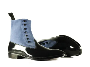 

Men's Retro Multiple Buckle Retro Ankle Boots-Black Friday Brogue Shoes Spring Vintage Classic Male Casual HA154