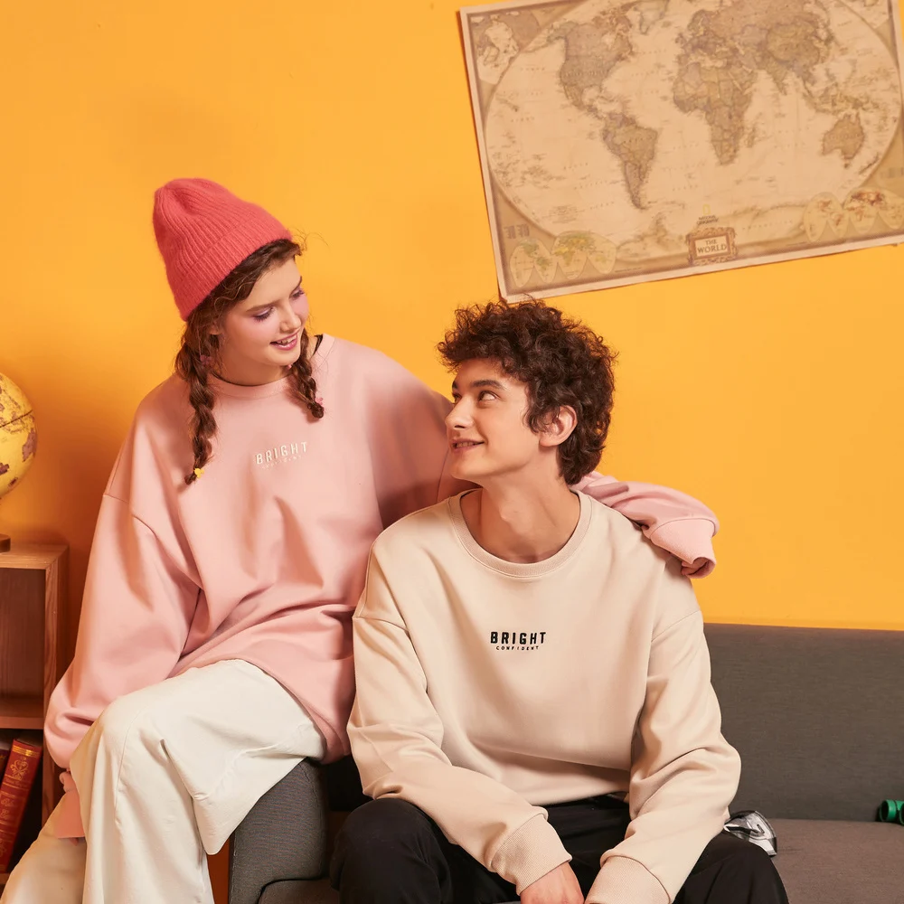 TWOTWINSTYLE Loose Knitted Solid Sweater For Women