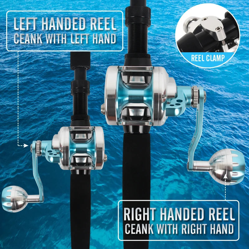 Slow Jigging Reel Saltwater Fishing High Speed 6.3:1 Narrow Spool Sea  Fishing Super Light Boat