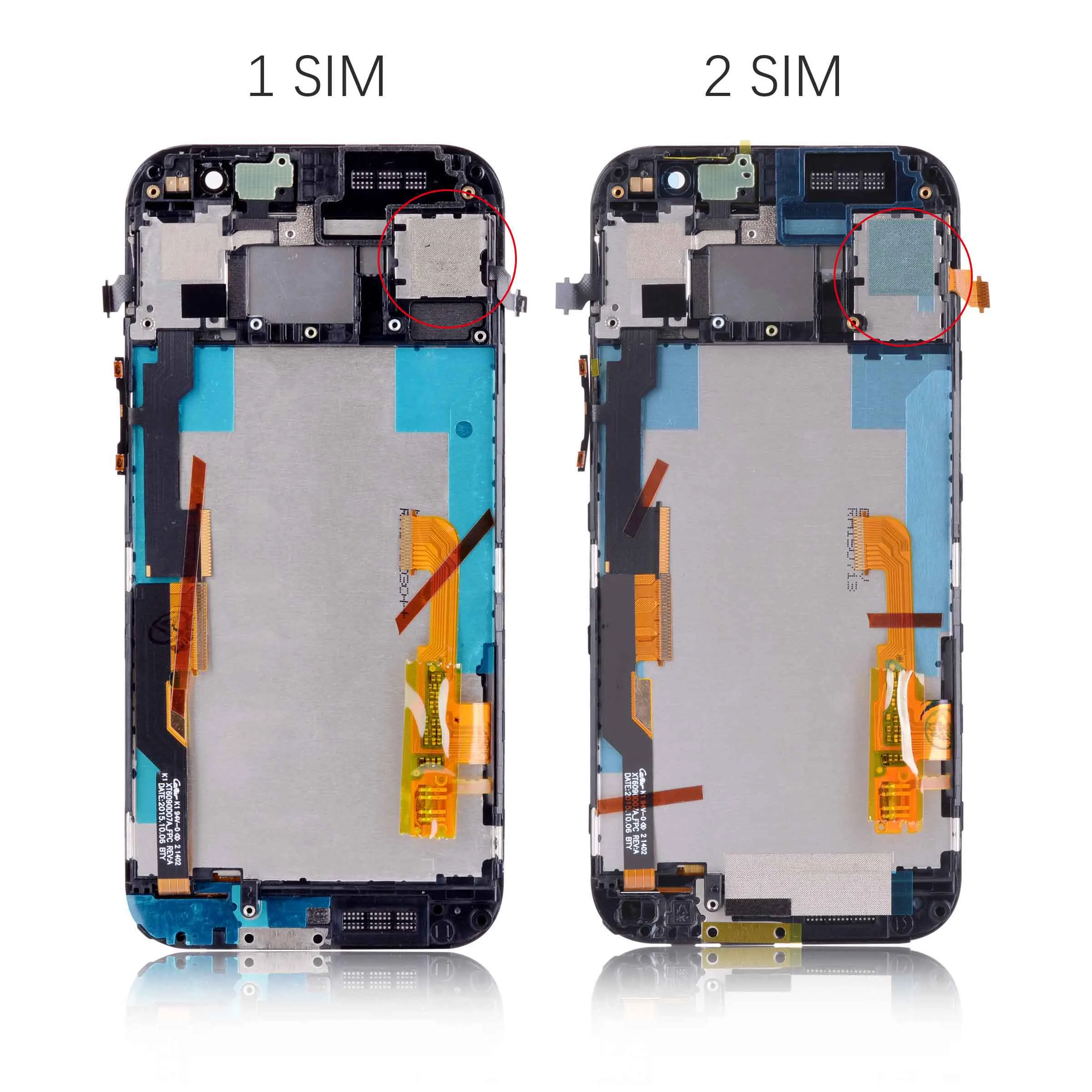 5 0 inch display for htc one m8 lcd touch screen for htc one m8 display lcd digitizer assembly with frame replacement 831c