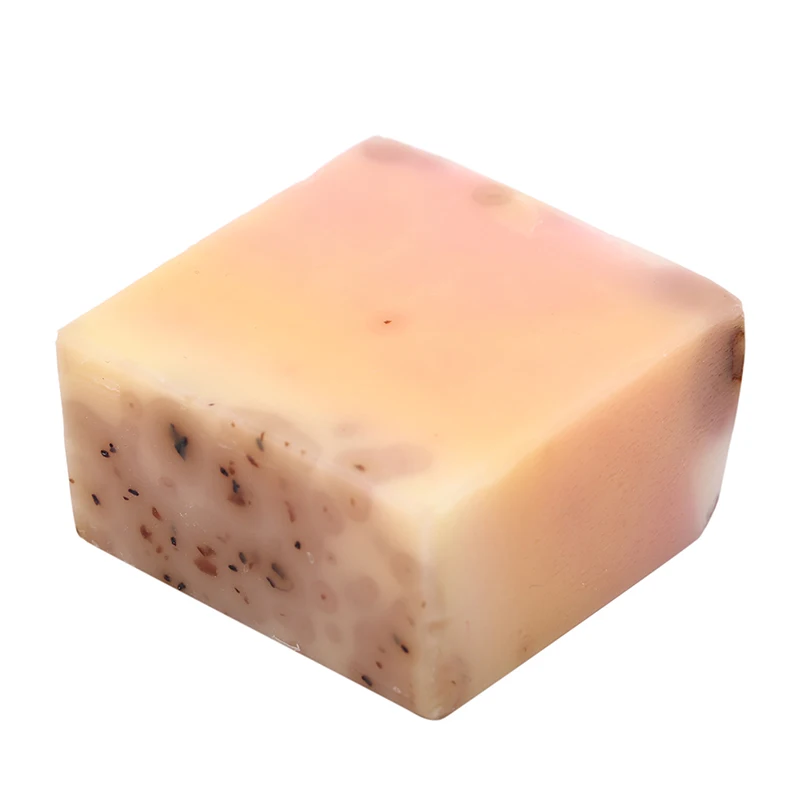 1pc Handmade Papaya Whitening Soap Lightening Skin Moisturizing Cleansing Bath Soap 111g 5.5cm x 5.5cm x 3cm