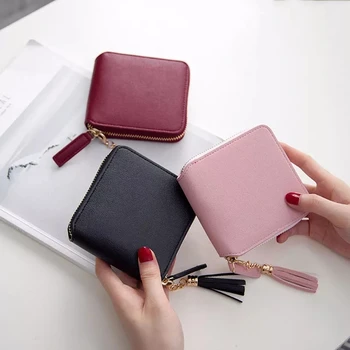 

Women's Wallet short mini small Purse Card coin wallet Men Wallets High quality Zipper Money Pocket Female Clutch Bag Pokemon