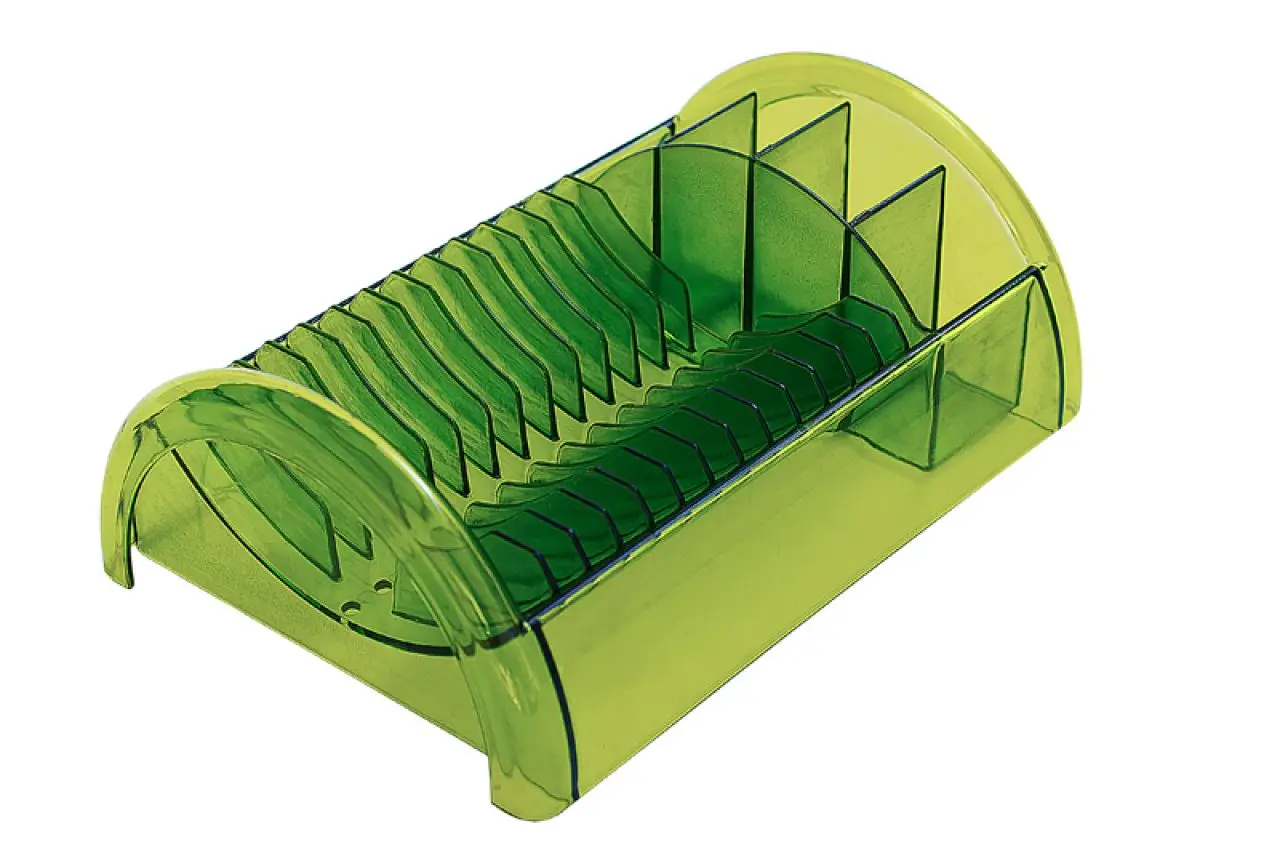 

Acrylic Green Mini Plate-rack