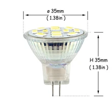 High Bright 3W 5W 7W MR11 GU4 LED Spot Light Bulb Lamp 12V 9LEDs 12LEDs 15LEDs 5730 SMD Cold White Warm White Replace Halogen