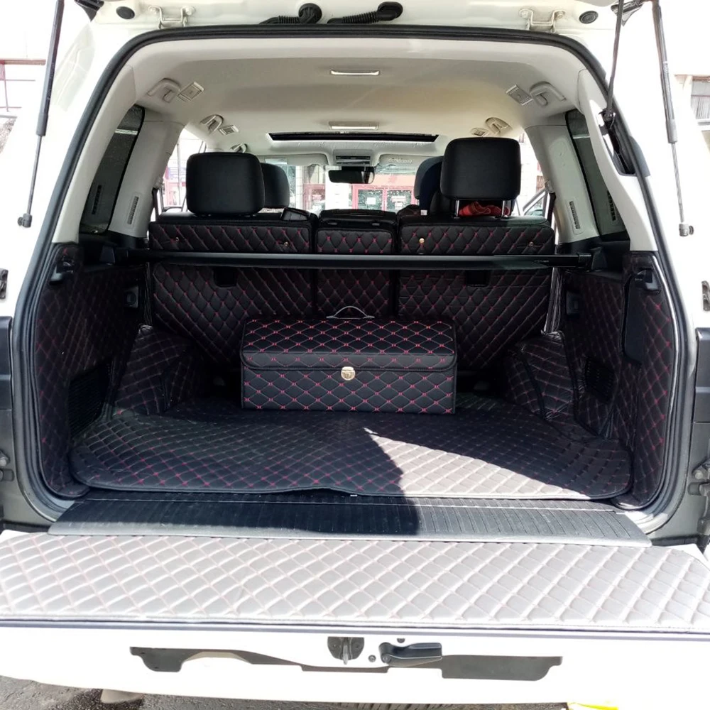Роскошный Коврик для багажника автомобиля Toyota Land Cruiser 200 Prado 150 5 местный защитный