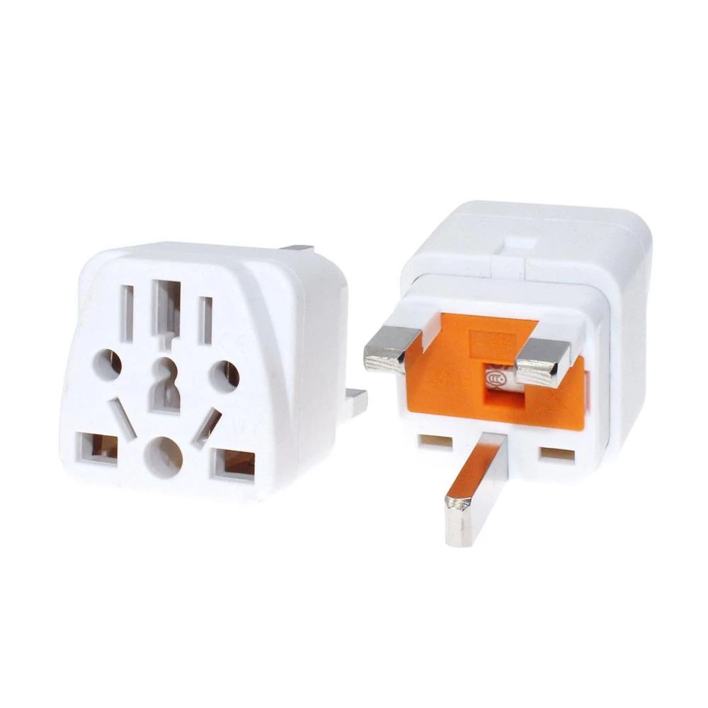 Adaptador enchufe de viaje para Reino Unido, convertidor de con fusible 13A, tipo G, toma de salida de conversión multitipo a Reino Unido, Singapur, Malasia|Enchufes eléctricos| - AliExpress