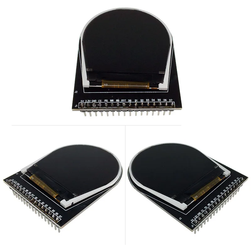 DIY product TFT LCD full color Round circle display Module with PCB base board 16 pin interface ILI9331 240*240 supply Code |