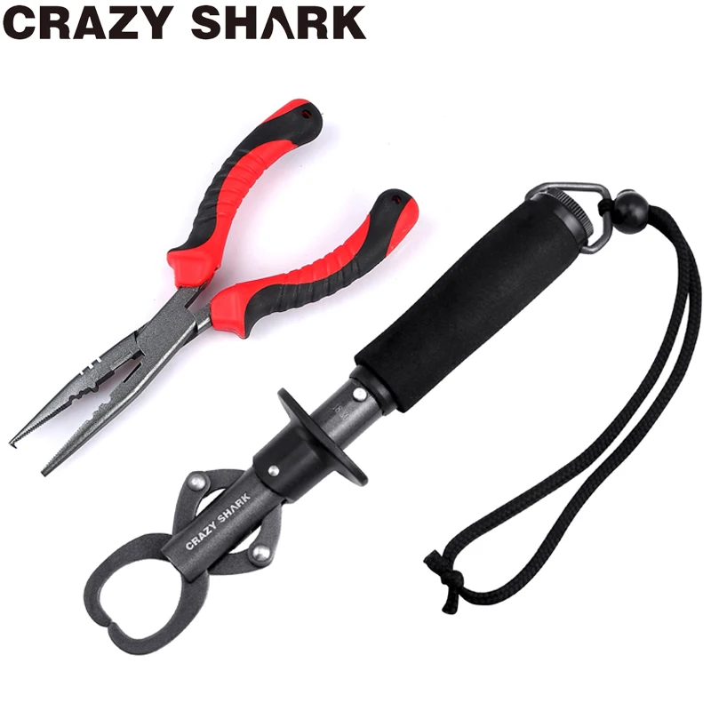 Рыболовные плоскогубцы Crazy Shark из нержавеющей стали набор захватов для