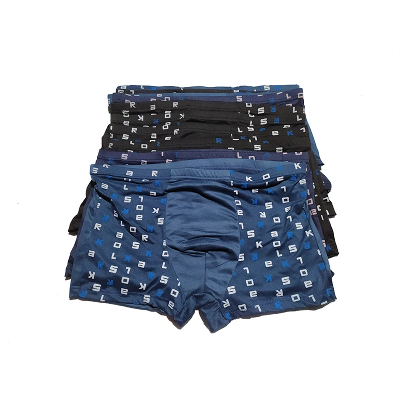 

New Men's Extra Large Size XL-7XL Underwear 10 Pcs Set Box Print Random Breathable Shorts Male Panties Mo Underwear Male Boxer