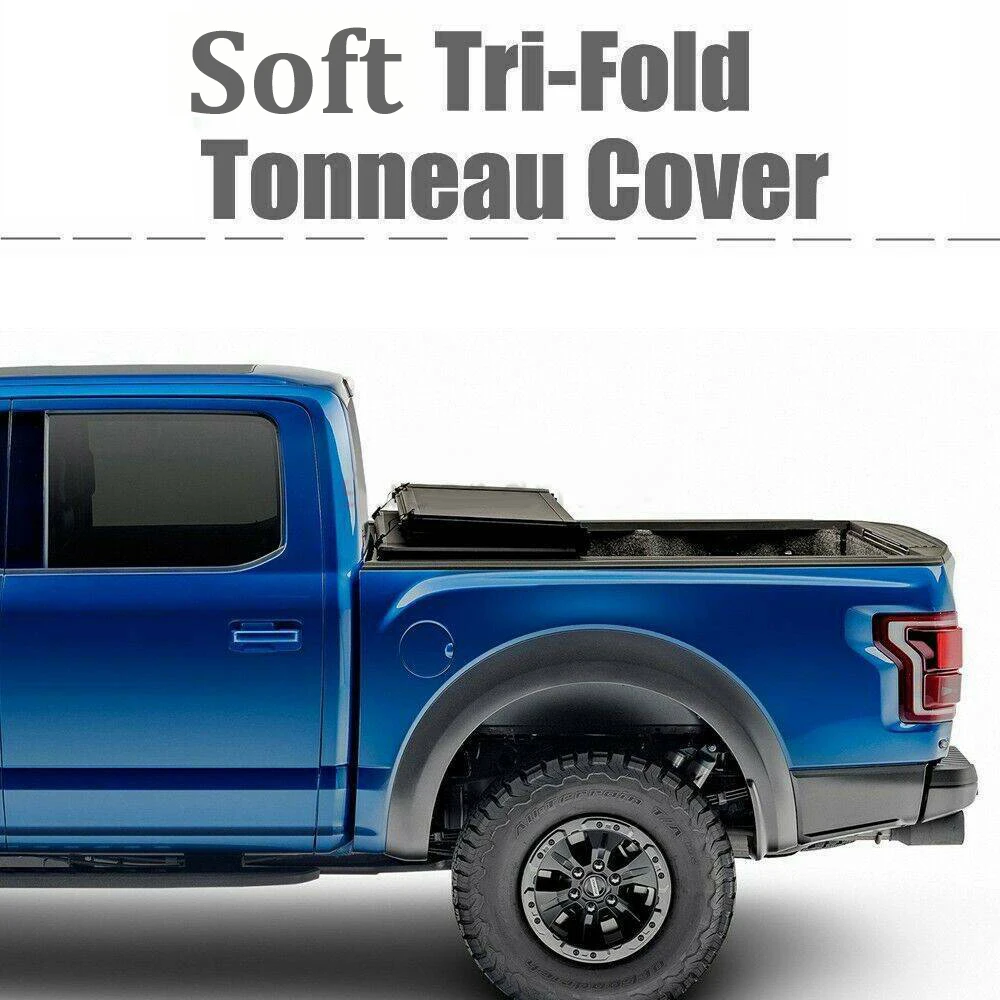 Samger (Корабль из США) черный мягкий 5 5фт трехслойный чехол Tonneau для Ford F150 2015 2019