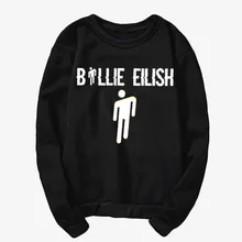 Billie Eilish, модные толстовки с принтом, с длинным рукавом, с капюшоном,,, повседневные, трендовые, Харадзюку, уличные, хип-хоп толстовки