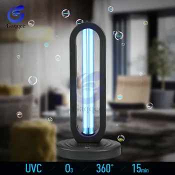 

38W UVC Ozone Germicidal Lamp Disinfection UV Light 220V 110V with Remote Timer Control for Home Bathroom Sterilizer