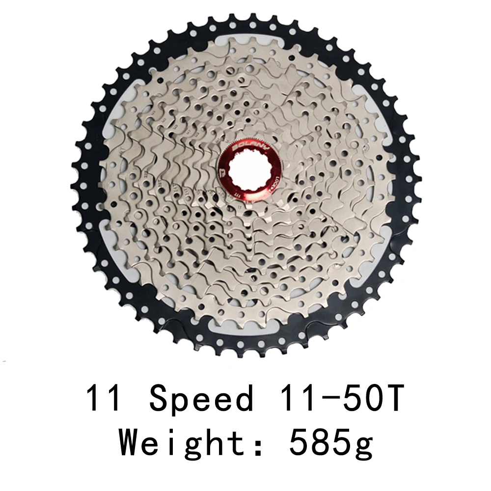 11S 50T 8, 9, 10, 11, Скорость 25 32 36 40 42 46 50 52 T Roadbike трещотка велосипедная кассета горный велосипед Звездочка Совместимость маховое колесо - Цвет: 11S 50T