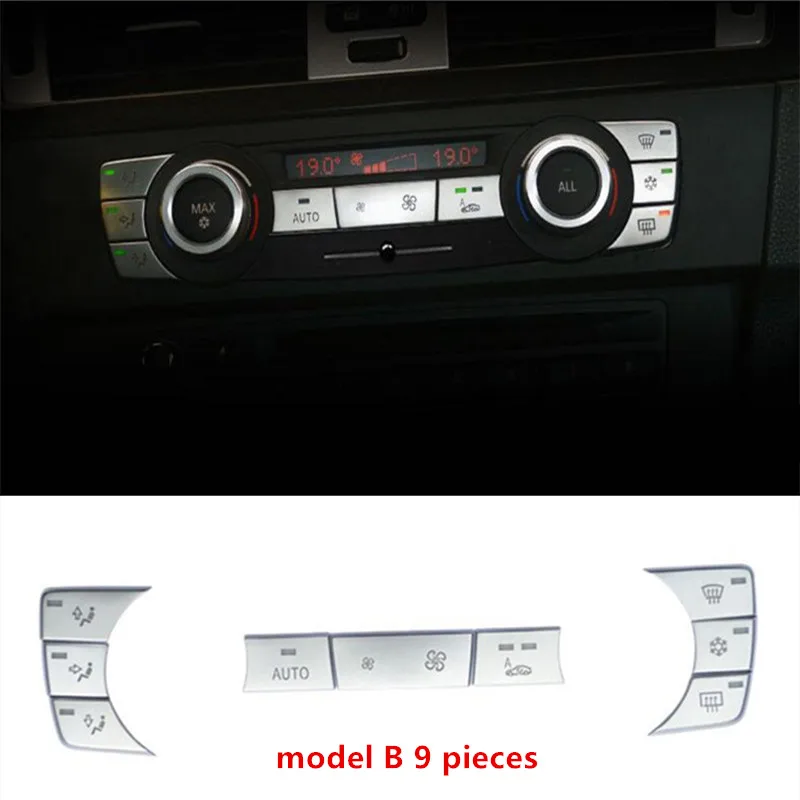 Air Conditioning Buttons Sequins Cover Trim For BMW 3 Series E90 318