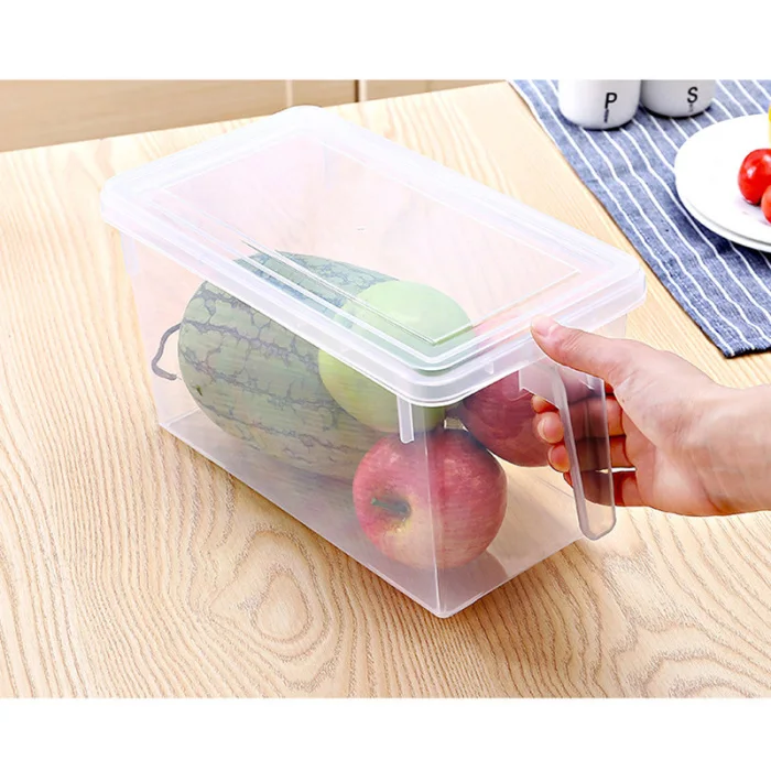 Kitchen Food Storage Container Case Refrigerator Crisper Box with Handle Multifunctional BJStore