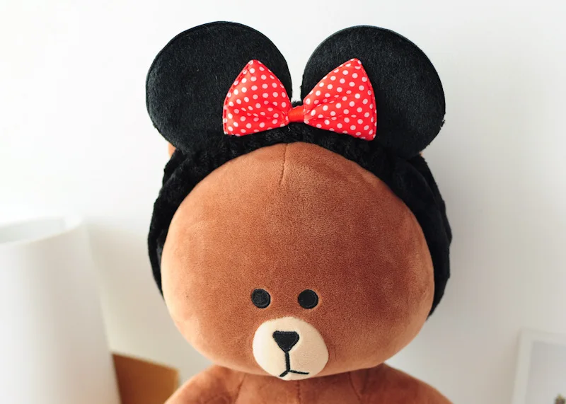 2019 Микки Минни милые уши повязка на голову бант мытье ушей лица мультфильм макияж