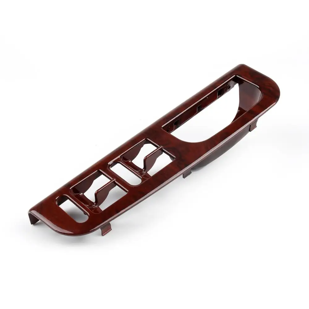 Sale Master Window Switch Control Panel Trim Bezel For VW Passat Jetta Golf MK4 Mahogany Carbon