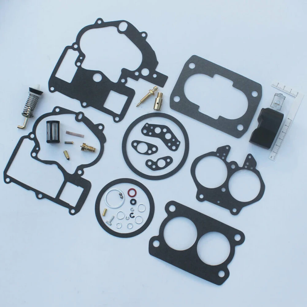 Barril com Flutuador de Alta Kit de Reconstrução do Carburador para Mercruiser Marinho Qualidade Prático Ideal 3302-804844002 2 5 Juntas de admissão
