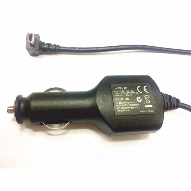 5V2A For Garmin NUVI 2300 LM 2350 2360 2370 GPS Vehicle Power Cable/Cord Charger