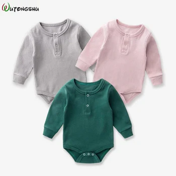 

3pcs/lot Baby Clothes Autumn Spring Baby Boy Romper Long Sleeves Ropa De Bebe Baby Winter Clothes Baby Onesie Newborn Boy Romper