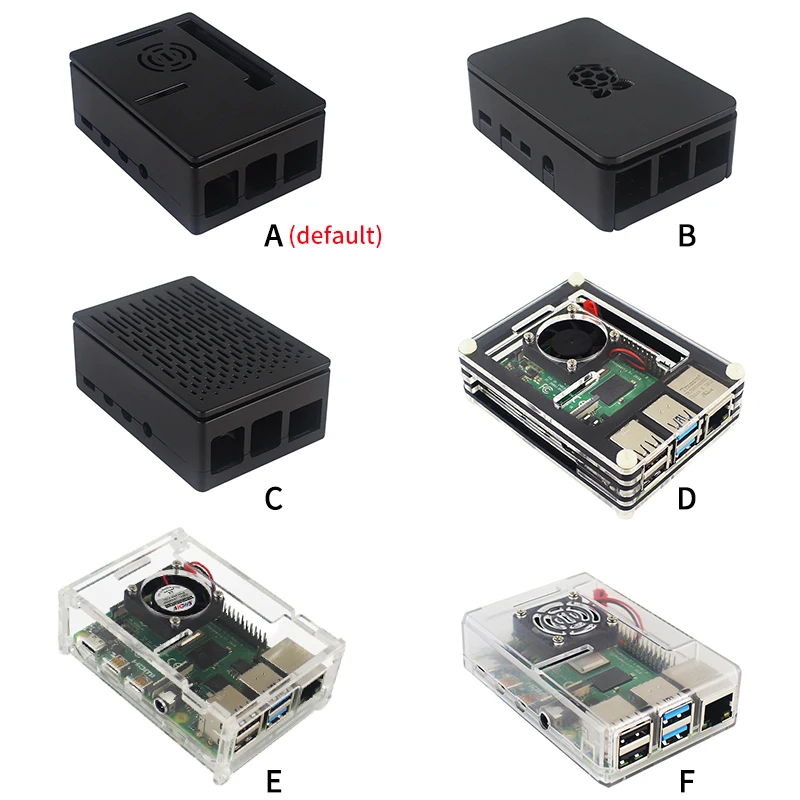 US $83.26 Raspberry Pi 4 Model B 2G4G8G RAM Board SD Card Reader Heat Sinks Cooling Fan Video Cable Power Supply for RPI 4B