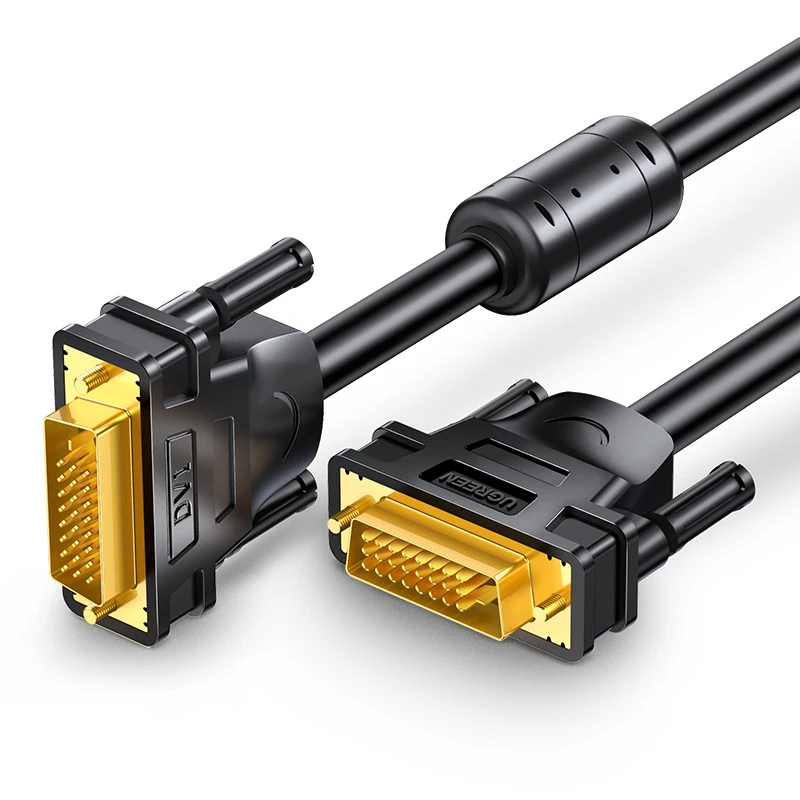Conectado ao Computador Host da Placa Linha de Dados 24 + 1 Cabo Ugreen Monitor Gráfico Gráfica Canal Duplo-d Macho Dvi hd 2k - Image 3